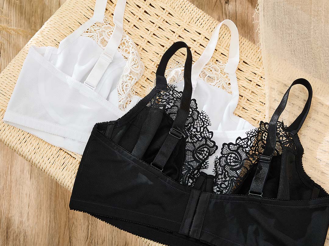 Lightweight unlined bra for full bust support​